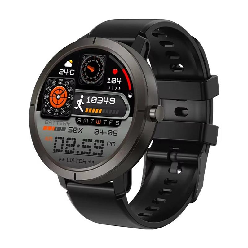 DM76 Smart Watch 1.32 Inch AMOLED GPS Supports GLONASS BDS Galileo NAVIC QZSS Barometer Compass Altitude Men Outdoor Smartwatch