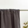Farmhouse Short Curtain 100% Cotton Drapes for Bathroom Small Window Rod Pocket Tier Curtains Cafe Kitchen Closet Doorway Decor