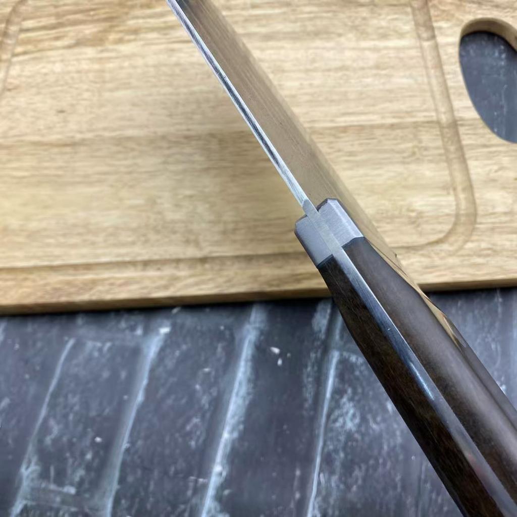 7.7 Inch Chopper Knife Spring Steel Blade Wood Handle Machete Slicing Vegetables Cleaver Kitchen Knife Meat And Poultry Tools