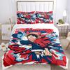Set Piumone 3 Pezzi Personalizzato O-One Piece Stampa HD Federe Cuscino per Adolescenti Adulti Decorazione Camera da Letto Regalo di Natale