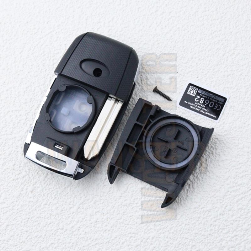 3 Buttons Replacement Car Key Case Cover Fob Housing For Kia Kia K2 K3 K5 Carens Cerato Forte Cadenza Car Flip Folding Key Shell
