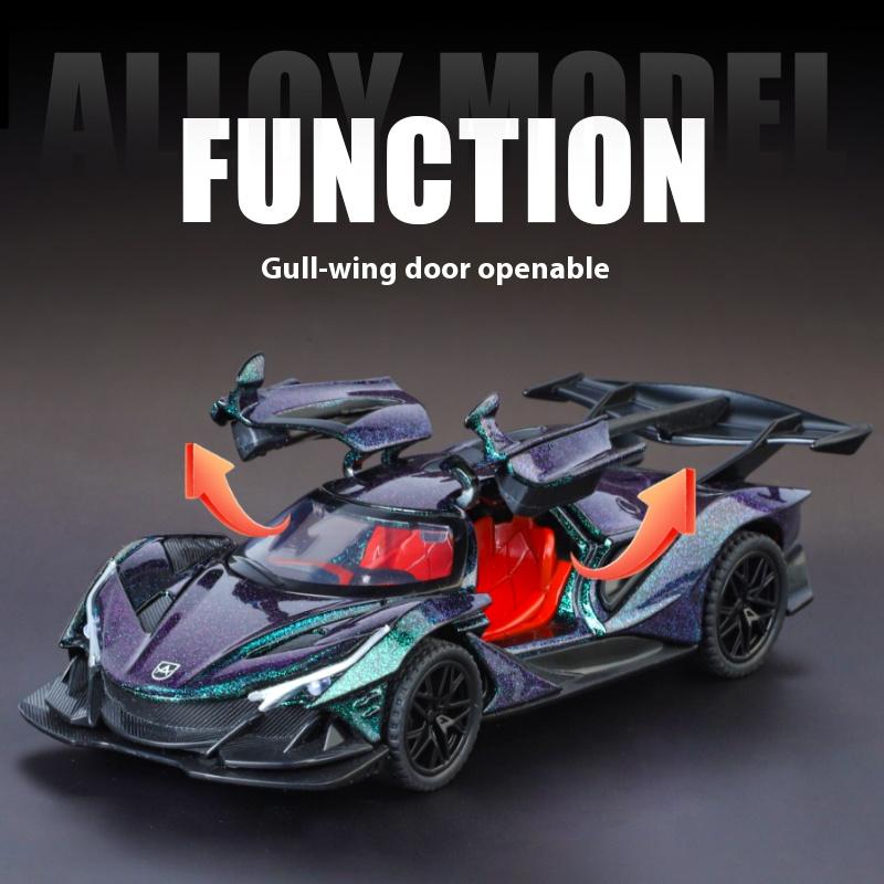 1/32 Scale Apollo IE Miniature Alloy Diecast Model Car Metal Sound & Light Mini Ornament Decoration High Simulation Collection Present