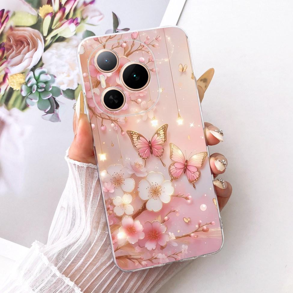 Case For Honor Power 5G Cover DVD-AN00 Transparent Fashion Butterfly Cute Cat Cool Painted Soft Phone Casing For Honor Power 5G