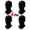 1pc/2pcs/4pcs Elasticity Breathable Balaclava Hat Cycling Full Face Mask Outdoor Ski Motorcycle Mask Scarf Helmet Inner Cap