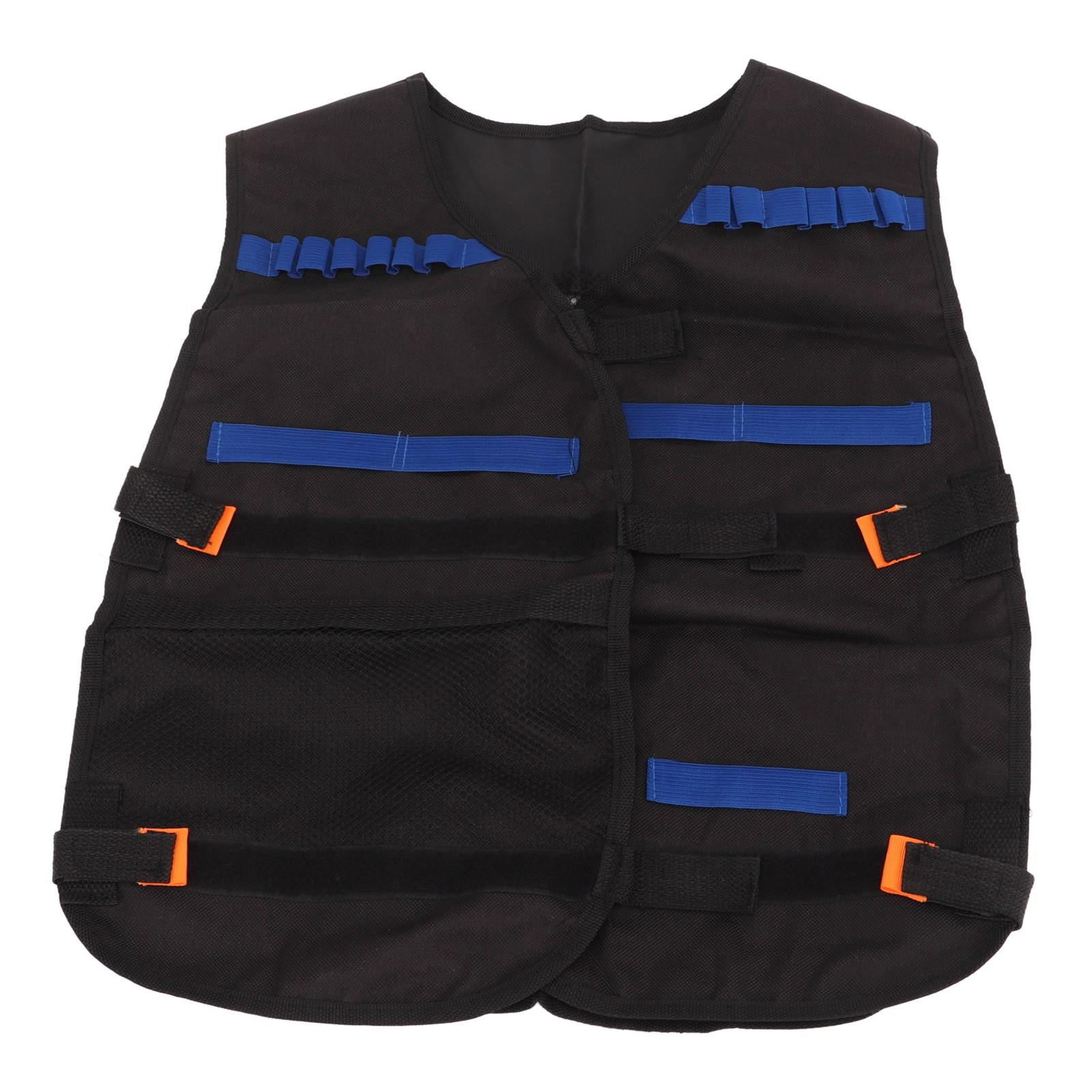 

Детский уличный жилет Детский черный жилет-куртка с карманами для игр на открытом воздухе, игрушки, подарки