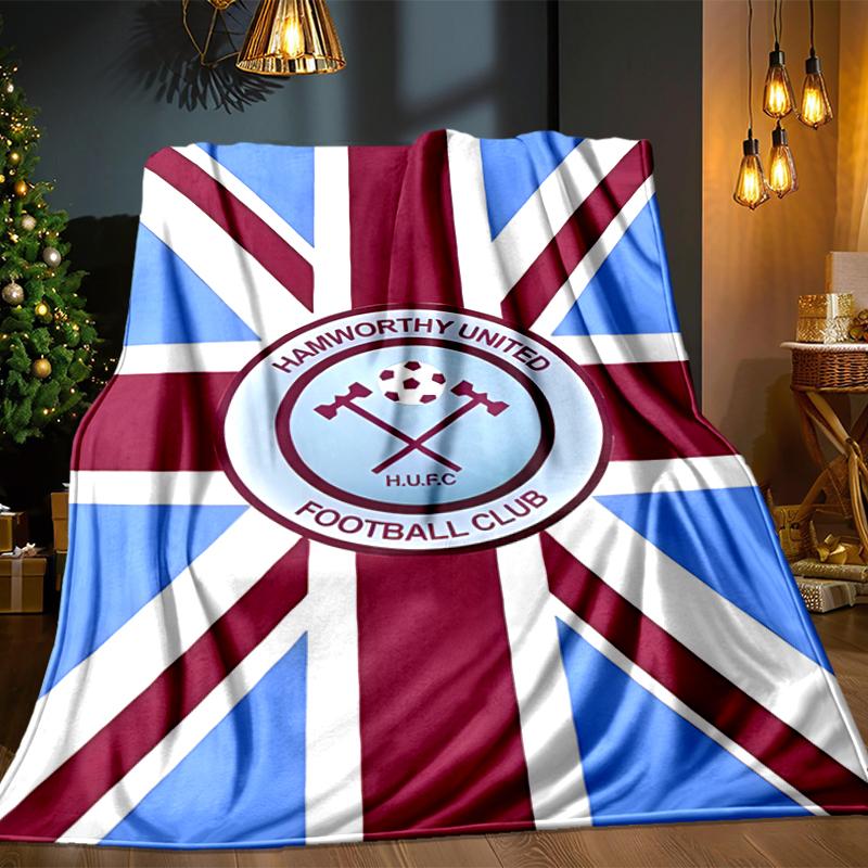 Ham-worthy United Football Club Blanket Lightweight Ideal Bedding Blanket Perfect for Travel, Living Rooms, Offices, Sofas, Fan Christmas gift