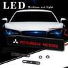 Car LED Lights Front Grille Emblem Badge for Mitsubishi Outlander L200 Lancer ASX Colt Pajero Eclipse Mirage Decoration