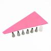 8Pcs Food Grade Stainless Steel Piping Nozzle Set, Multi Flower Cream Piping Bag Converter, Household Baking Artifact