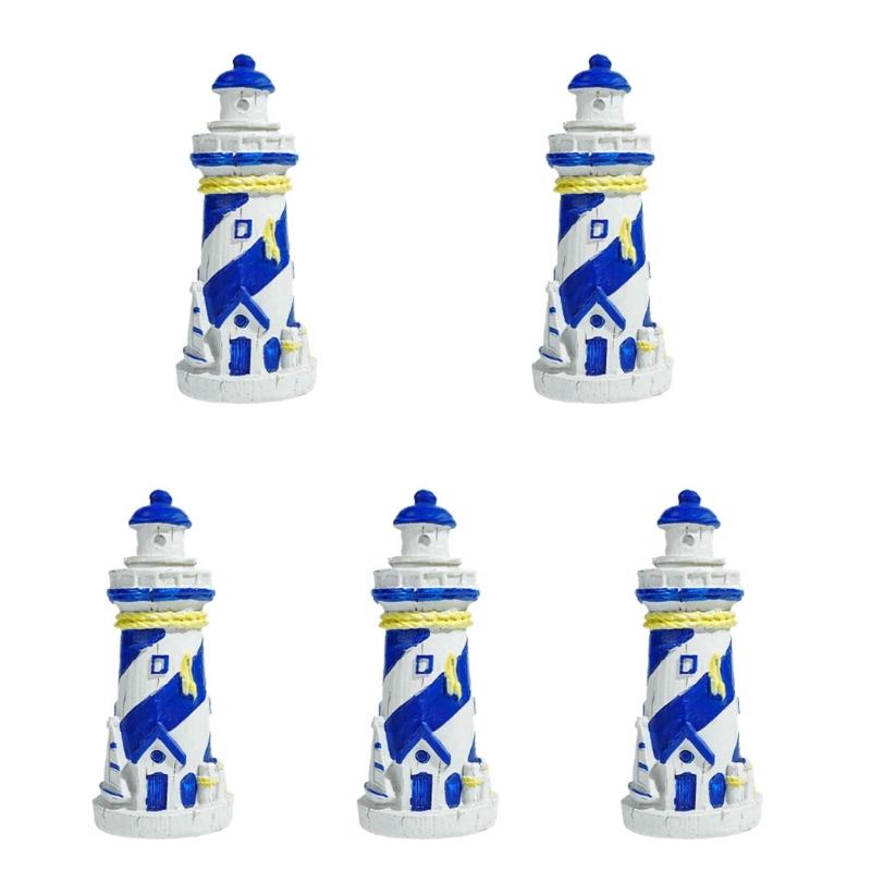 Aquariums Landscape Lighthouse Resins Aquariums Decorations Art Crafts Terrarium Habitat Ornaments Photo Props