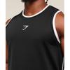 Gymshark Graphic Basketball Mesh Tank Black A3b7m Bb2j