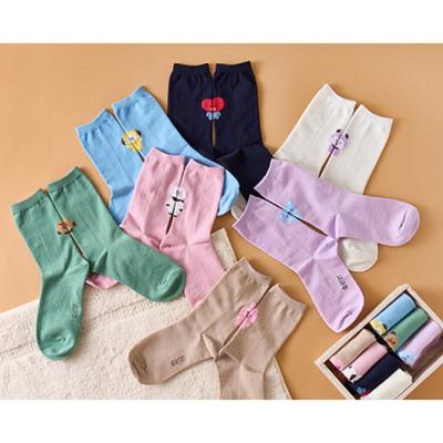 BT21 KOYA Základné denné ponožky žakárové (7 Možnosti)
