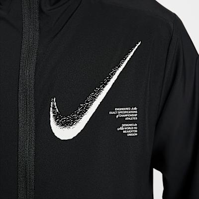 Nike DRI FIT FORM Jackets Men's Black Hooded Moderate Other