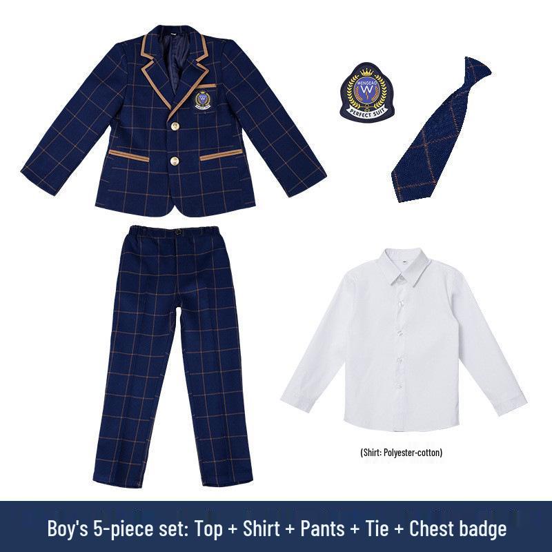 British Style Children's School Uniform Sets