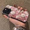 Rose Sea Pattern Cute Girls Phone Case For Apple Iphone