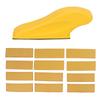 13Pcs Hand Sanding Block Sander Polishing Pad 80 120 240 Grits Set Kit for Wood Ceramic