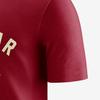 Jordan Letter Logo Print Dopamine Crew Neck Short Sleeve T-Shirt Men T-Shirts Red FQ6450-613
