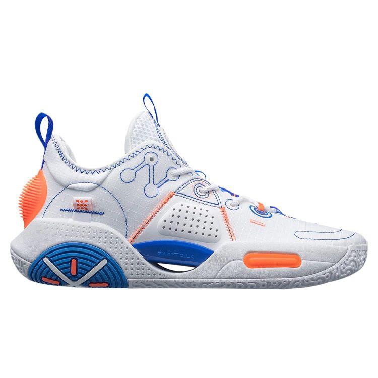 Li-Ning Wade All City 9 V1.5 The Big Apple Men Sneakers White Standard-White Crystal-Blue ABAR077-5