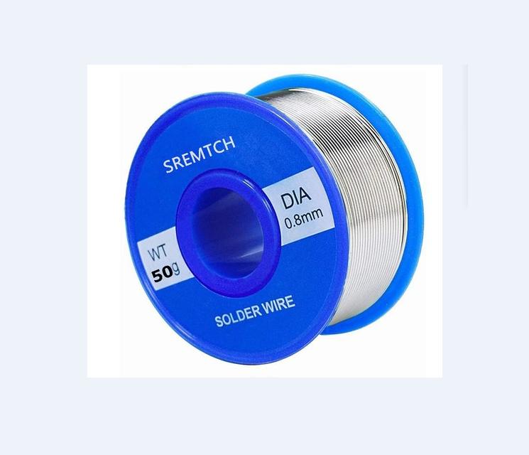 50g  100g New Solder Wire Rosin Core Solder Wire 0.8mm 2% Flux Reel Welding Line Soldering Wire Roll