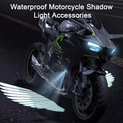 1 Pair Motorcycle Logo LED Light Motorcycle Projector Light 3W Angel