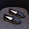 2025 Women's Summer Breathable Soft Sole Genuine Leather Cutout Loafers, Flat Shoes for Pregnancy, Plus Size Available