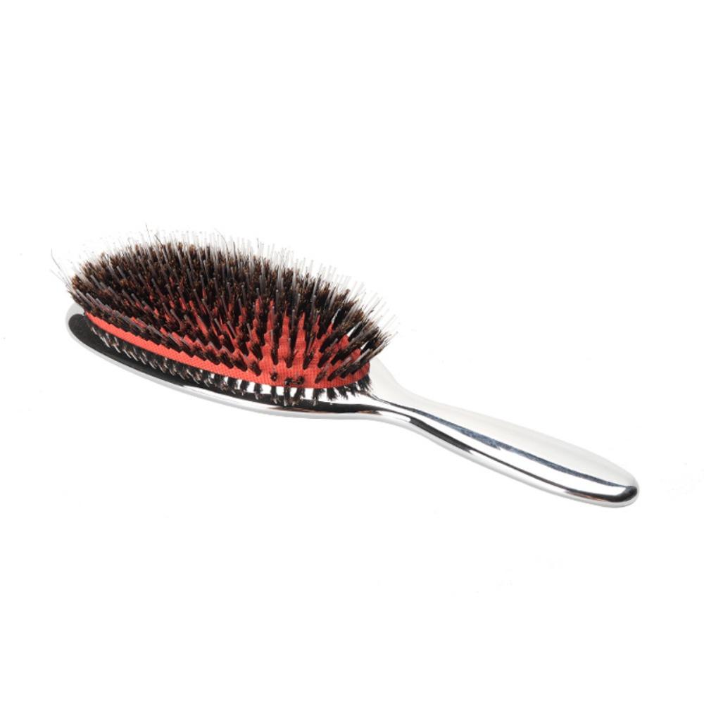 Oval Shape Hair Brush PS Hairdressing Massage Comb Boar Bristle Paddle Hair Brush Hairdressing