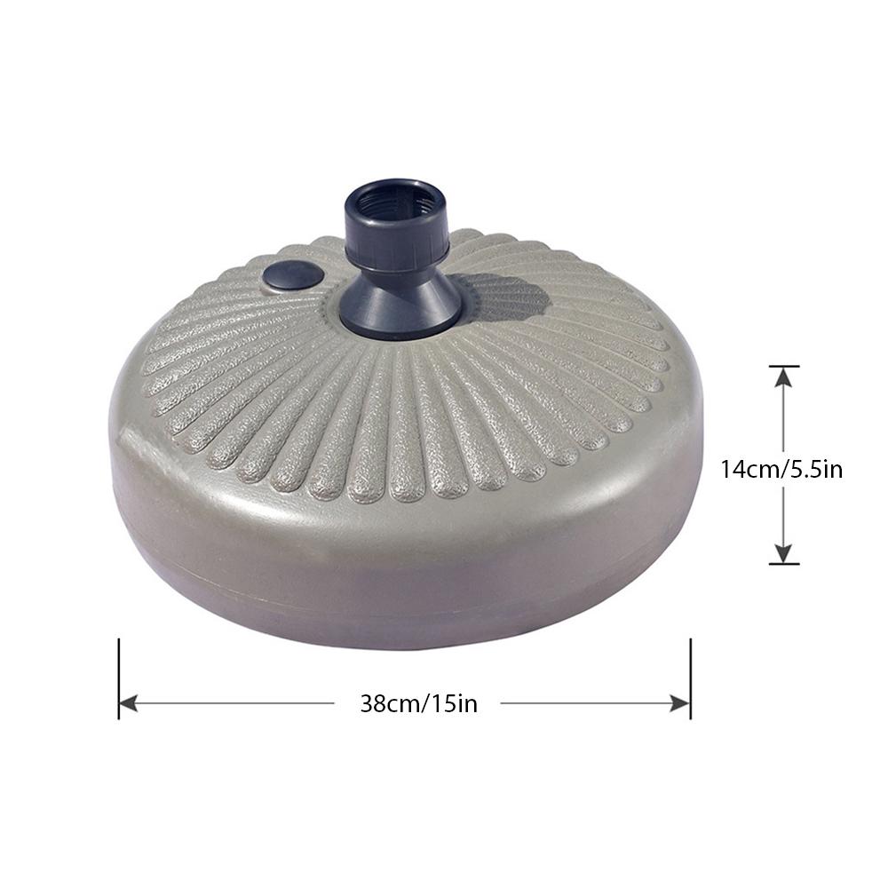 Umbrella Base Sand or Water Filled Base Portable Patio Umbrella Stand Courtyards Gardens Swimming