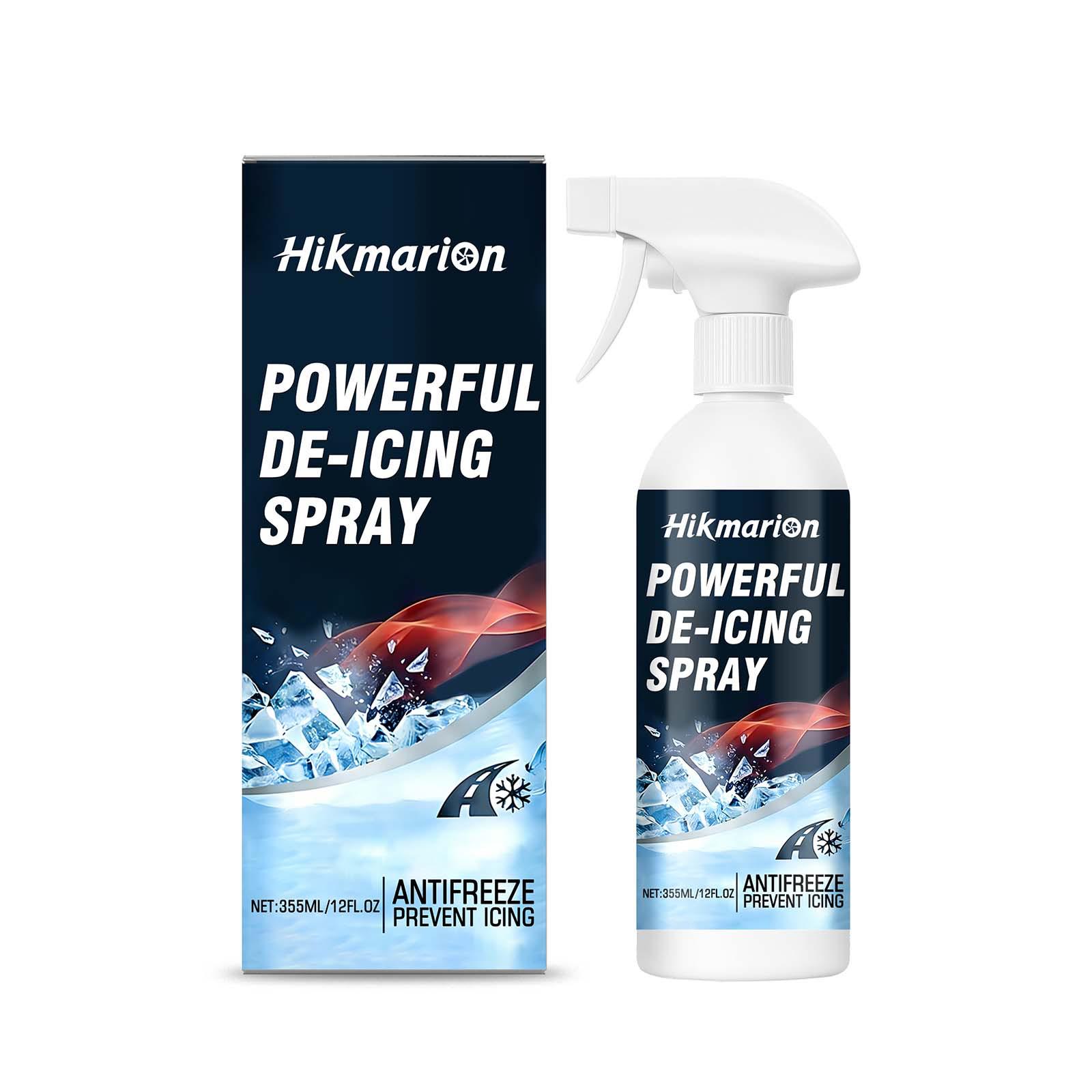 Hikmarion Winter Car Window Anti-Freeze De-Icing Spray