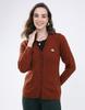 Women's V Neck Full Sleeve Cardigan
