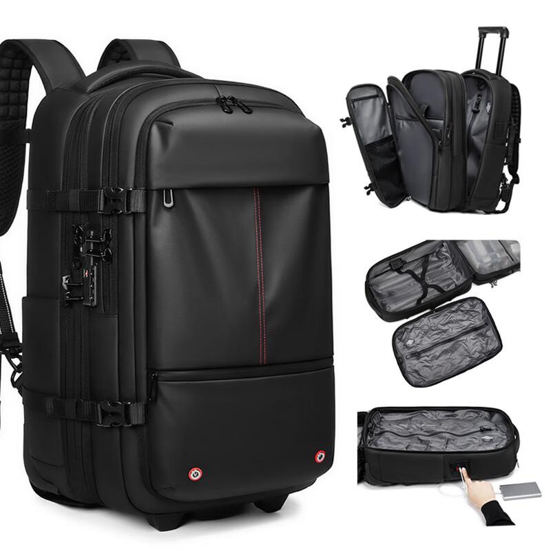 Li Shen One-Key Vacuum Business Travel Trolley Backpack