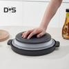Microwave Splatter Cover BPA-Free Dishwasher-Safe Vented Heated Folding Lid Food Plate Guard with Hook Hole for Microwave Oven And Dishwasher