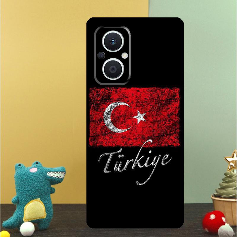 Turkey Turkish Flag Case For OPPO Reno 15 Pro 15F 10 11 12 13 13F 14 14F 8 7 Lite 8T OPPO Find X9 X8 X6 Pro Cover