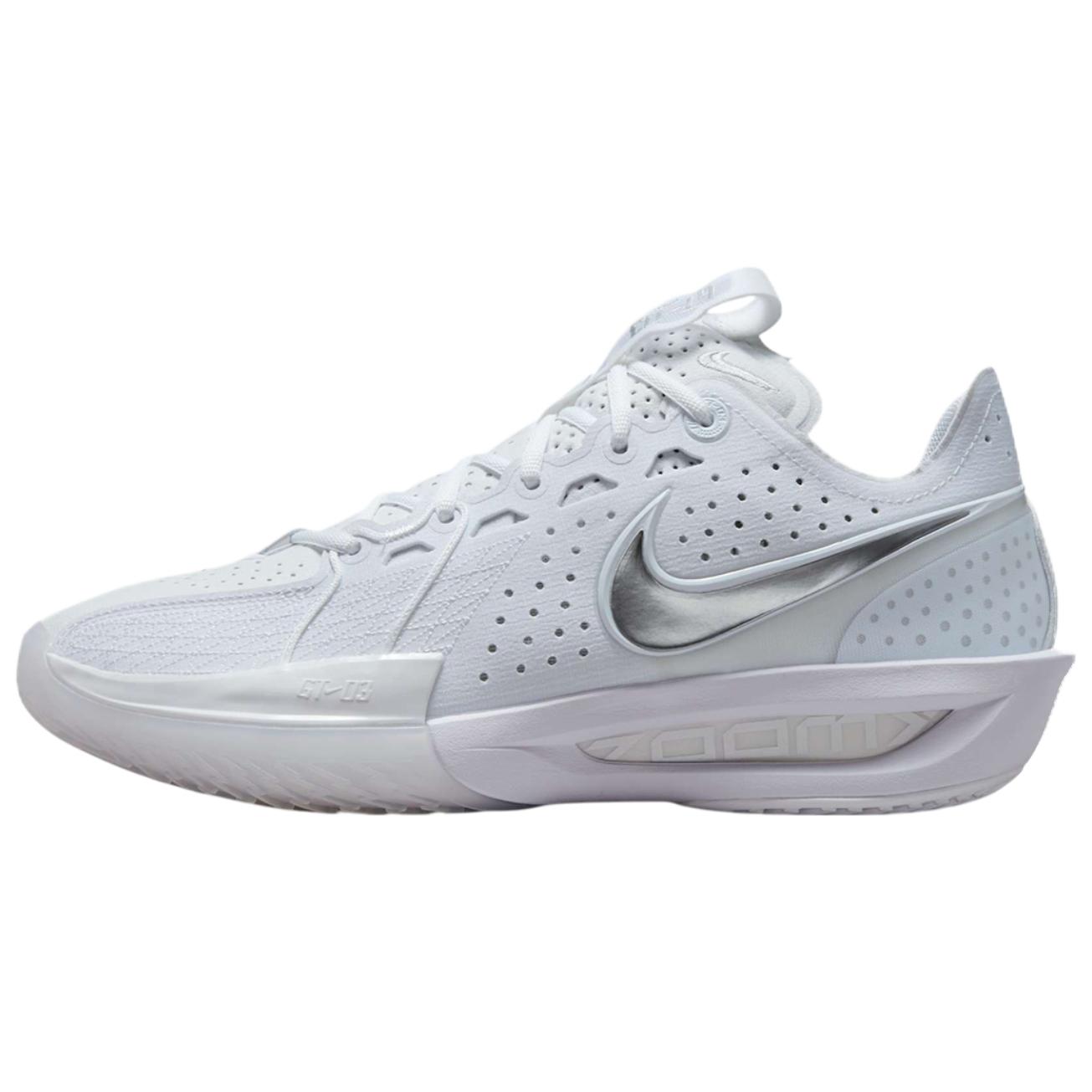 

Nike G.T. Cut 3 Abrasion Resistant Low top Basketball Shoes Unisex White IB4458-100 41