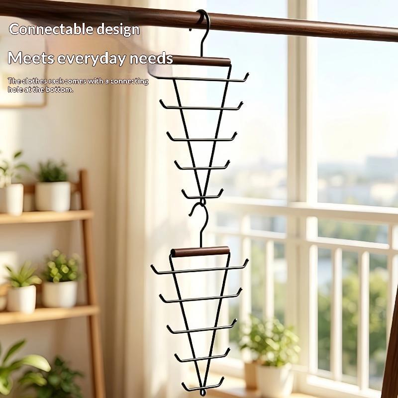V-Shape Anti-Slip Hook T Shirt Hangers V-Shape Multi Hook Closet Hanger Organizer Space Saving Hangers Wardrobe Clothes Hanger