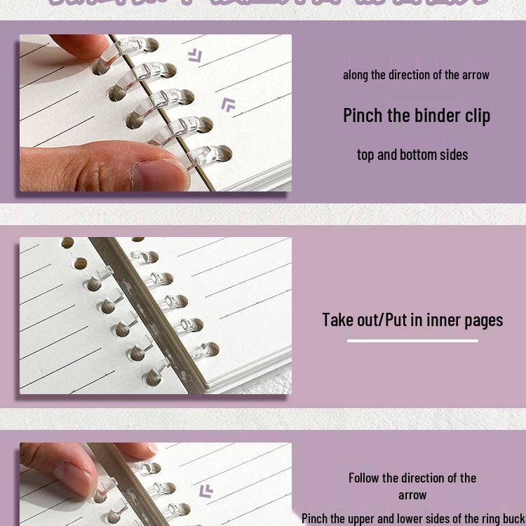 B5 Loose-Leaf Notebook: Hand-Friendly, Removable Coil, Thick A4 Paper, Perfect for Students