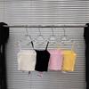2026 Summer Silk Scarf Patchwork Knit Sleeveless Camisole: Slimming, Versatile Top