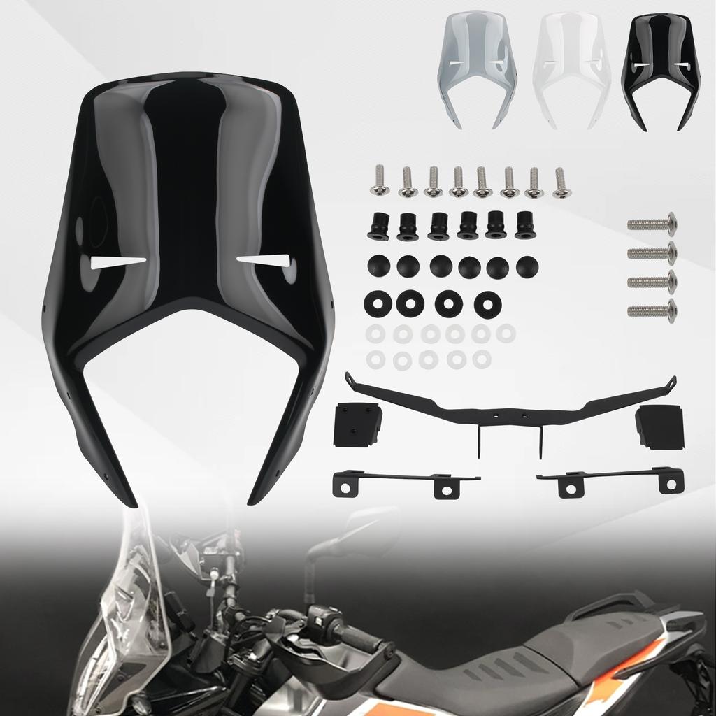 Motorcycle Windshield Windscreen Wind Deflector For KTM 390 790 890 Adventure ADV 2020-2022 Dirt Bike ABS Plastic Accessories