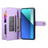DF-011 For Xiaomi 15 Ultra Case Zipper Pocket Wallet Leather Phone Cover with Straps