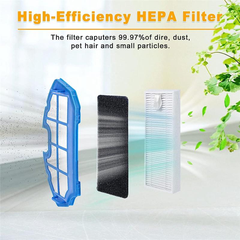 Replacement Parts for Ecovacs Deebot N79 N79S DN622 500 N79W N79SE Yeedi K600 K700 Accessories Kit Filters Brushes