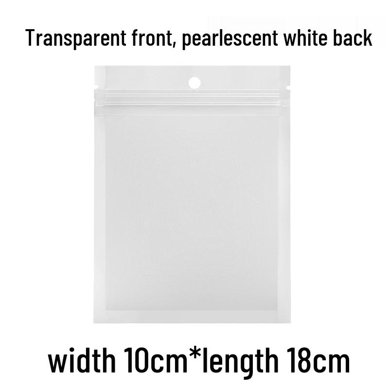 Pearlescent Yin & Yang Film Self-Sealing Bags for Jewelry Packaging