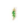 2 PCs Brass Charms 18K Gold Plated Colorful Enamel Cloud Meteor Lightning Weather Pendant For DIY Necklace Jewelry Making