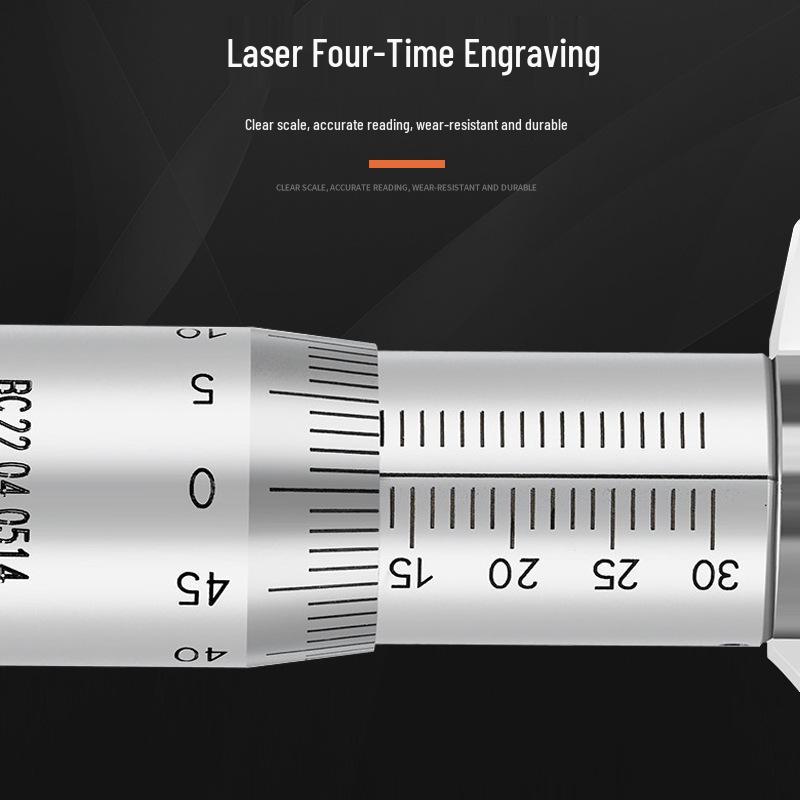 High-Precision Inner Diameter Micrometer 5-50MM Screw Gauge 0.01