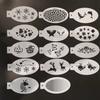 New Face Painting Stencils Templates Professional Body Art Dolphin Deer Butterfly Plastic Makeup Tools