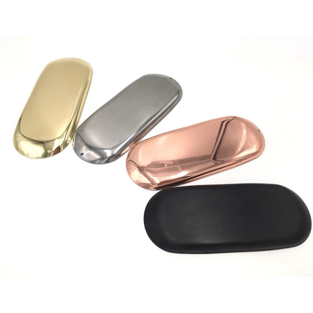 Nordic Style Metal Aromatherapy Tray Minimalist Storage Plate for Fruit Bread Snacks Jewelry Necklaces Rings Earrings Home