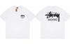 STUSSY American-style Printed Short-sleeved Shirt White 7138