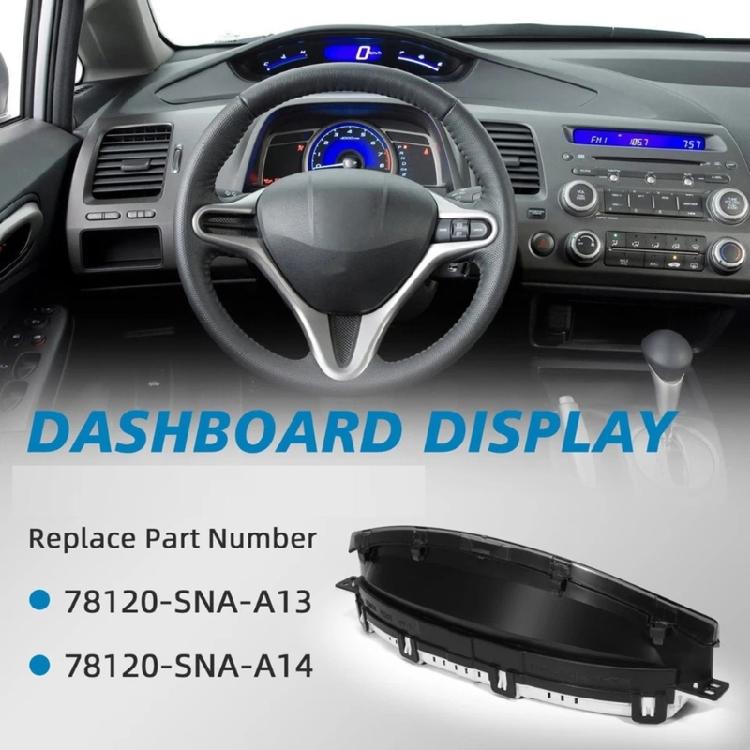 User Friendly Dashboard Instrumentation Instrument Panel Display For Seamless Compatibility 78120-SNA-A13 78120-SNA-A14