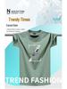 Men's Summer 2025 Pure Cotton Heavyweight Short-Sleeve Fashion T-Shirt