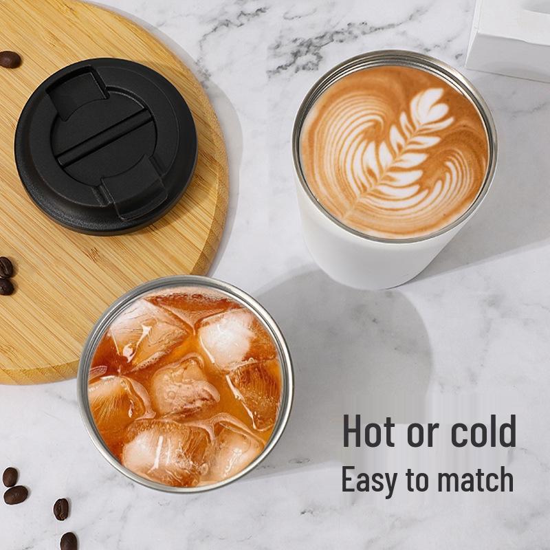 Luxury Stainless Steel Insulated Travel Coffee Mug - Double Layer, Portable for Car and Office