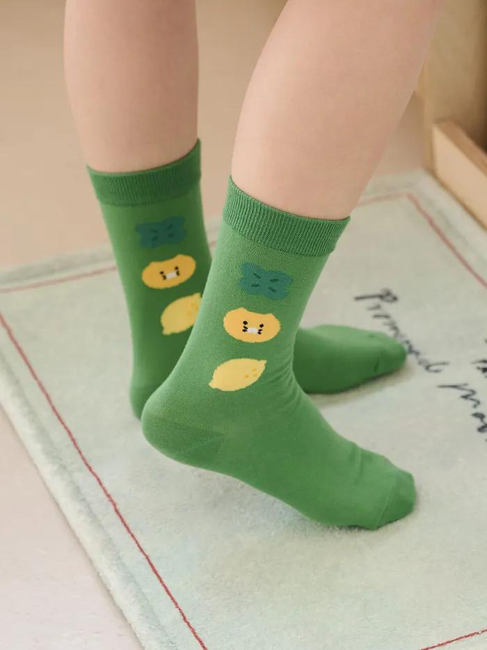 Lucky Day Green Socks_Chunsik