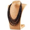 African Acrylic Beads Jewelry  Bohemia Necklaces Women Fashion Statement Multilayer Necklace