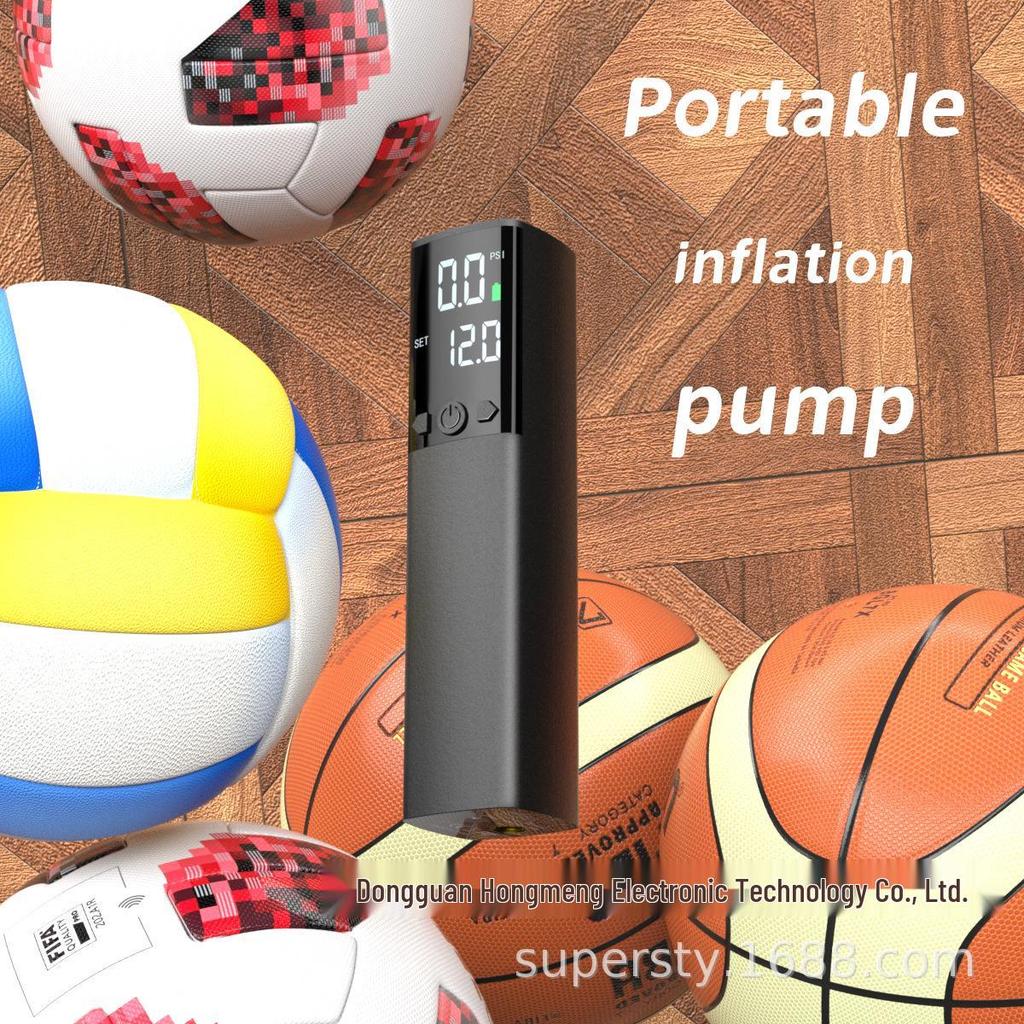 Wireless Electric Air Pump with Auto Stop for Balls & Outdoor/Home Use